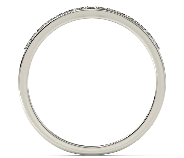 Pierścionek z białego złota z cyrkoniami BP-7915B-K15-1,3/0,01-C
