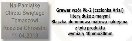 Grawer płytka wzór PŁ-2