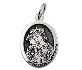 Medalik srebrny z wizerunkiem Matki Bożej Kalwaryjskiej MED-MBKAL-01