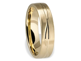 Obrączka z żółtego złota ŁN-13Z-m