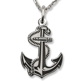 Wisiorek srebrny Kotwica- 1