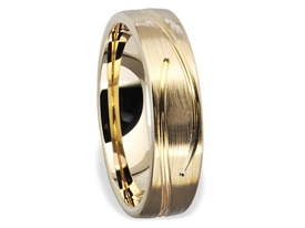 Obrączka z żółtego złota ŁN-10Z-light-m