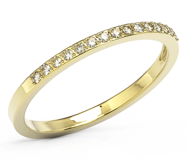 Pierścionek z żółtego złota z brylantami BP-7915Z-K15-1,3/0,01-F/VS