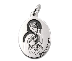 Medalik srebrny Święta Rodzina z Nazaretu MED-SW-RODZ-01