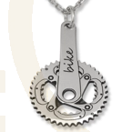 Wisiorek srebrny Korba Rower-1 z łąńcuszkiem ankra.