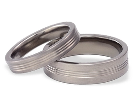 Obrączka z tytanu SWT-3/4-m