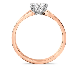 Pierścionek ze złota z brylantem 0,80ct F/VVS1, BP-2180PB