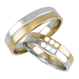 Pojedyńcza obrączka damska z cyrkoniamii ŁZ-02ZB-d-C