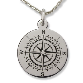 Wisiorek srebrny Kompas- 1