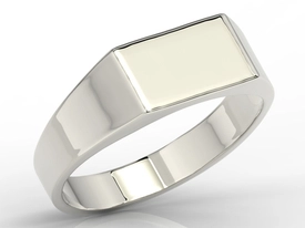 Sygnet z białego złota SJ-25B