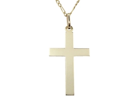 Krzyż z żółtego złota WEC-Z-KRZYŻ-8