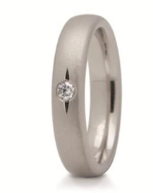 Obrączka z białego złota ST-160B-m