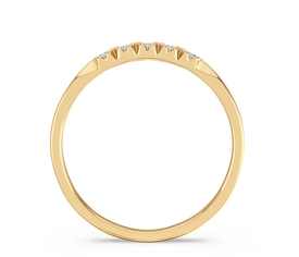 Pierścionek z żółtego złota z diamentami 0,10 ct wzór BP-3510Z K5-1,7