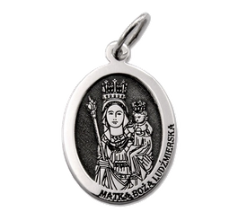 Medalik srebrny z wizerunkiem Matki Bożej Ludźmierskiej MED-MBL-01