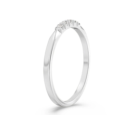 Pierścionek z białego złota z diamentami 0,07 ct wzór BP-3507B K5-1,5