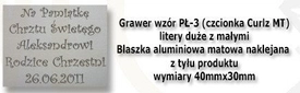 Grawer płytka wzór PŁ-3
