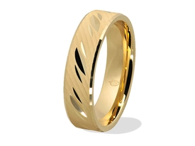 Obrączka z żółtego złota ŁN-34Z-EXTRA light-k