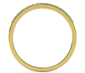 Pierścionek z żółtego złota z brylantami BP-7915Z-K15-1,3/0,01-F/VS