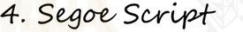 Grawer Laser 4 - Segoe Script