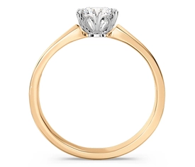Pierścionek ze złota z brylantem 0,60ct F/VVS1, BP-2160ZB