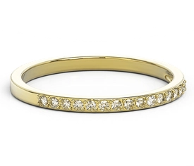 Pierścionek z żółtego złota z brylantami BP-7915Z-K15-1,3/0,01-F/VS