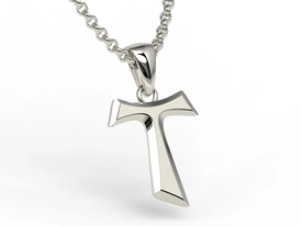 Franciszkański krzyż TAU ze srebra - KR-S-6