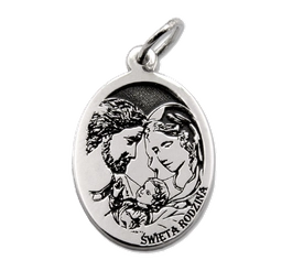 Medalik srebrny Święta Rodzina MED-SW-RODZ-02