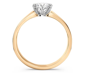 Pierścionek ze złota z brylantem 0,80ct G/Si1, BP-2180ZB