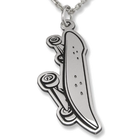 Wisiorek srebrny DESKOROLKA-1