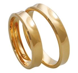 Obrączka z żółtego złota ŁK-07-k