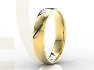 Obrączka męska z żółtego złota OB-02Z