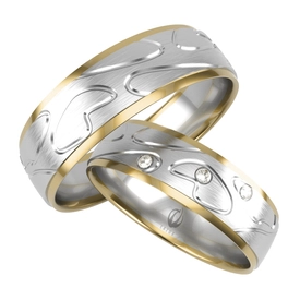 Pojedyńcza obrączka męska bez kamieni ŁB-74BZB-m