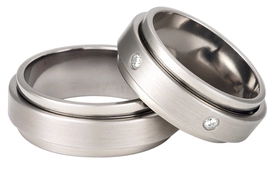 Obrączka z tytanu SWT-27/8-cyr