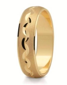 Obrączka z żółtego złota ST-128Z-m