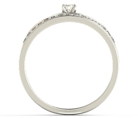 Pierścionek z białego i różowego złota z cyrkoniami Swarovski BP-77BP-C