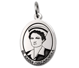 Medalik srebrny z wizerunkiem bł. Hanny Chrzanowskiej MED-H.CHRZANOWSKA-01