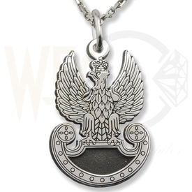Wisiorek z łańcuszkiem pr. 0,925 Orzełek Wojska Polskiego Orzeł-2