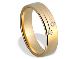 Obrączka z żółtego złota ŁN-14Z-k