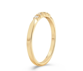 Pierścionek z żółtego złota z diamentami 0,10 ct wzór BP-3510Z K5-1,7