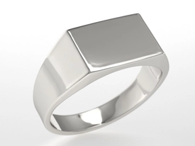 Sygnet z białego złota SJ-26B