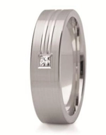 Obrączka z białego złota ST-214B-m