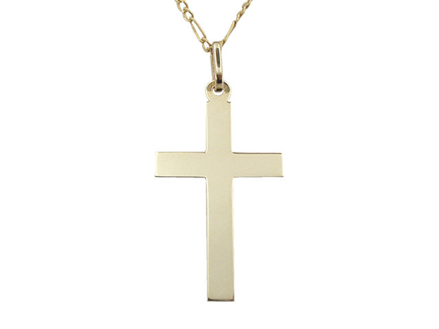Krzyż z żółtego złota WEC-Z-KRZYŻ-8
