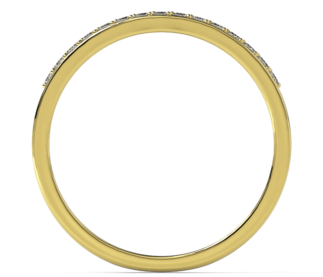 Pierścionek z żółtego złota z brylantami BP-7915Z-D