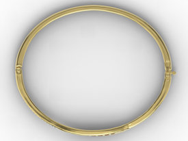 Bransoleta koło z brylantami wykonana z żółtego złota APBr-97Z-R